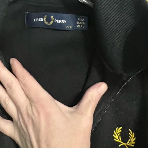 Fred Perry Track Jacket Size USA 2 / UK 6 - Picture 4 of 5